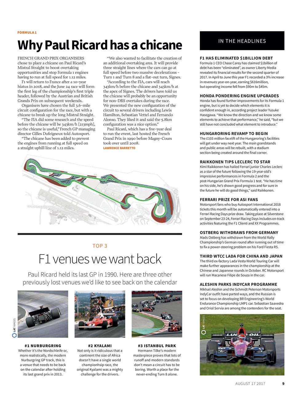 Autosport Preview Pages
