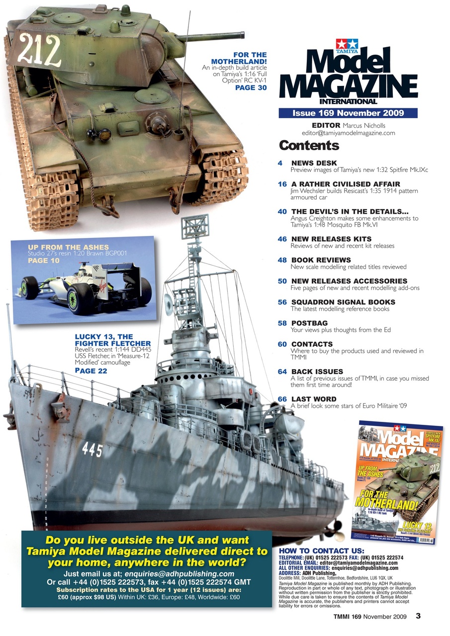 Tamiya Model Magazine Preview Pages