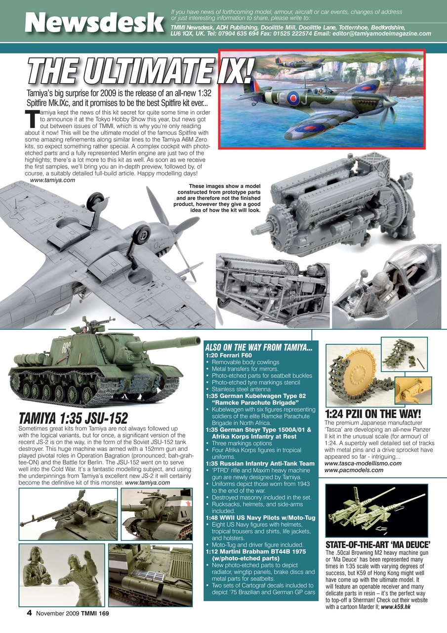Tamiya Model Magazine Preview Pages