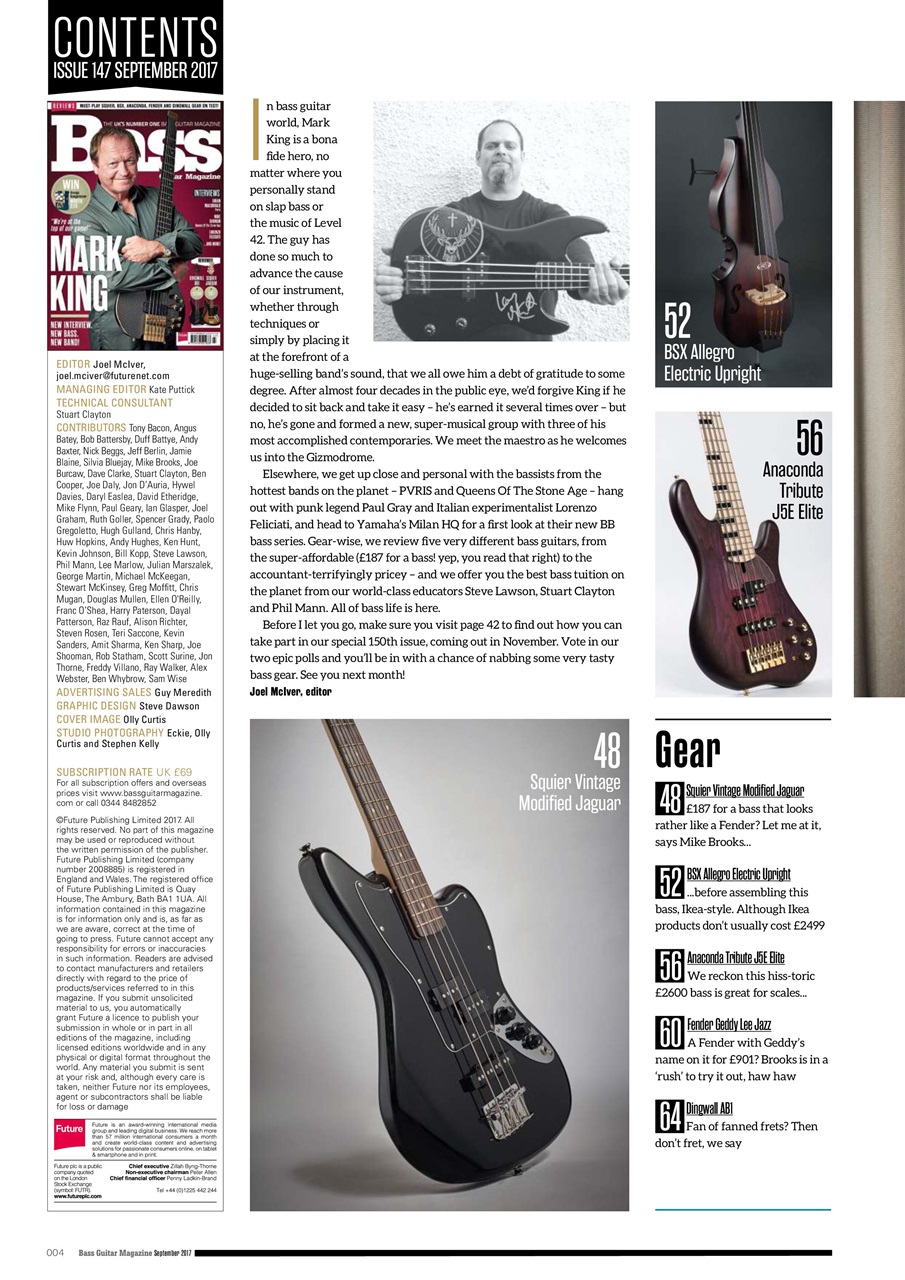 Bass Player UK Preview Pages