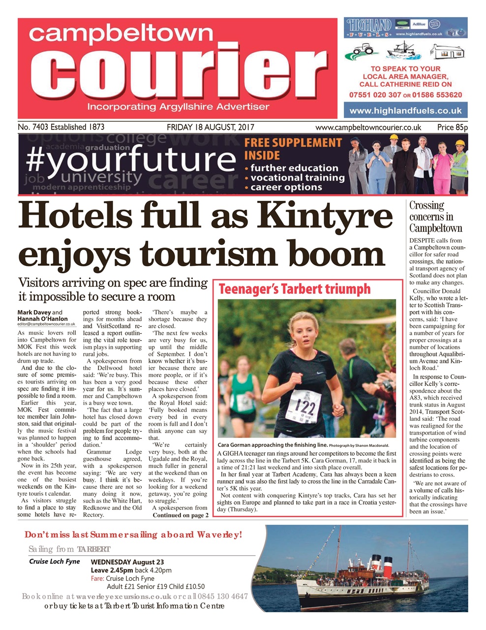 Campbeltown Courier Preview Pages