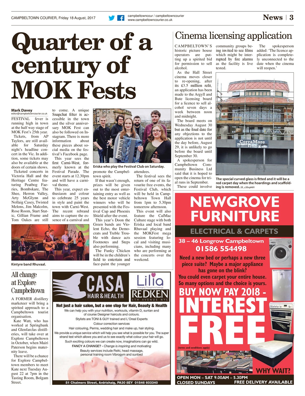 Campbeltown Courier Preview Pages