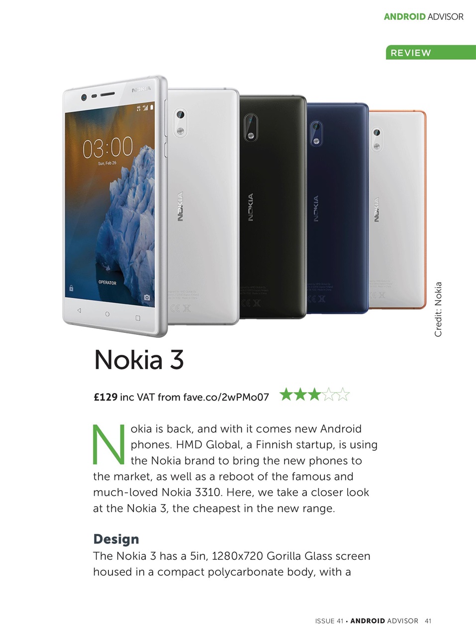 Android Advisor Preview Pages