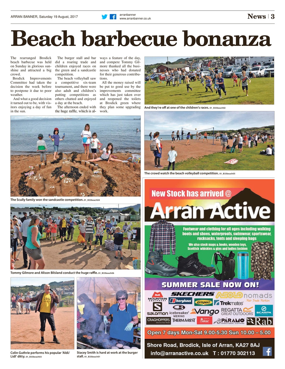 Arran Banner Preview Pages