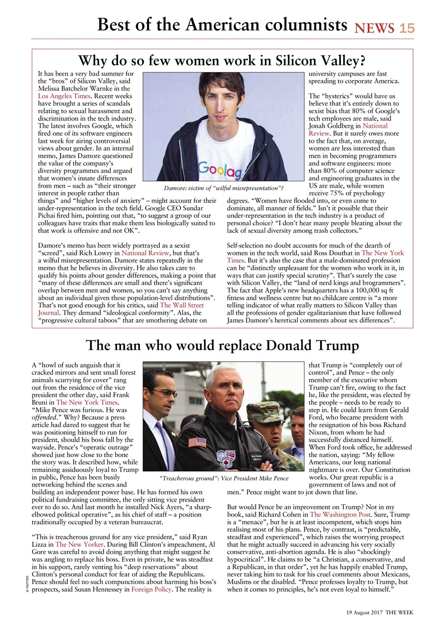 The Week Preview Pages