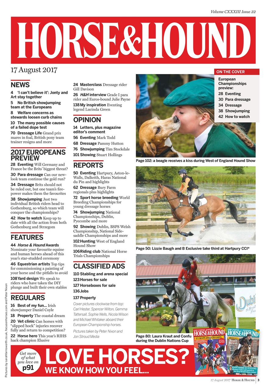 Horse & Hound Preview Pages