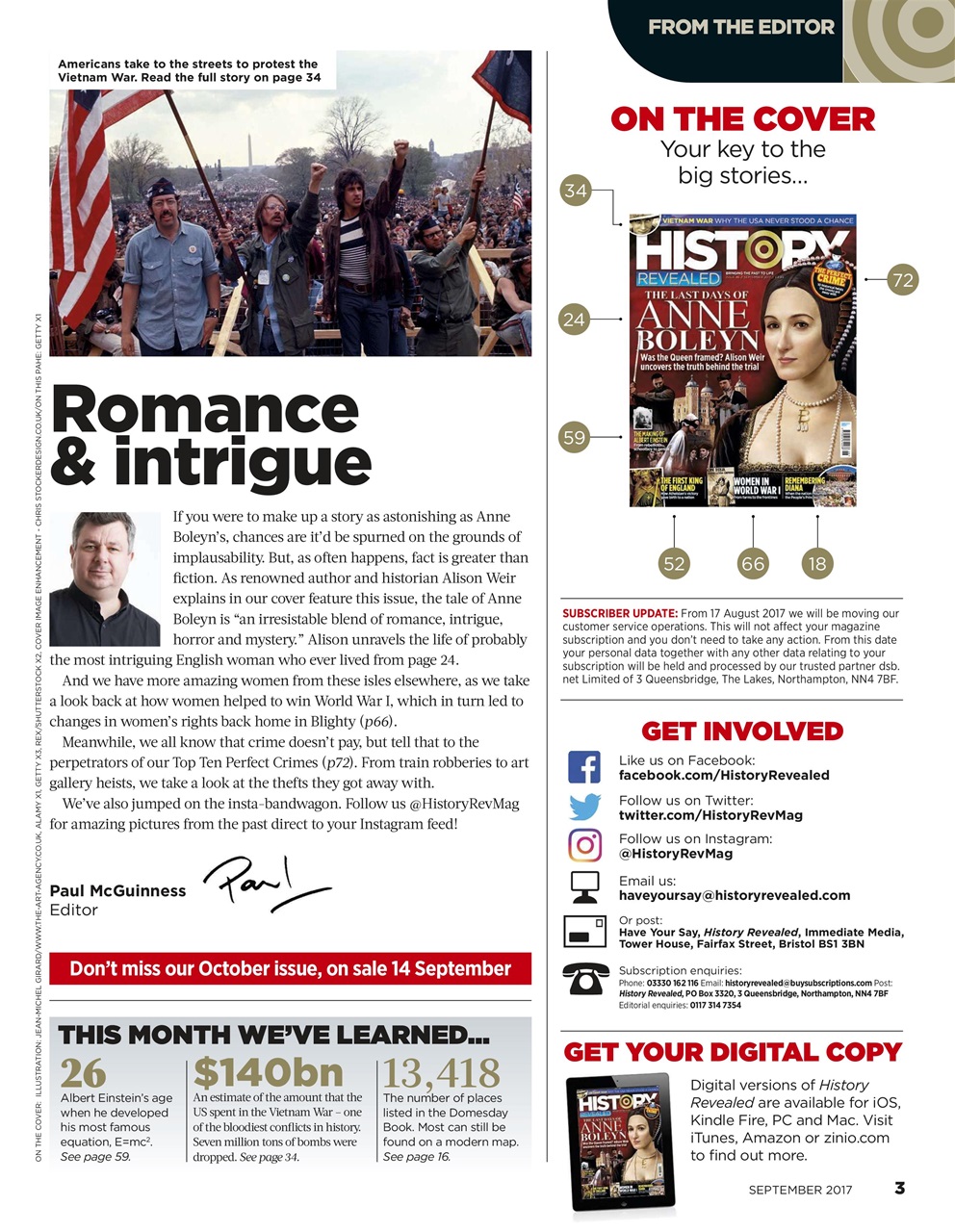 BBC History Revealed Magazine Preview Pages