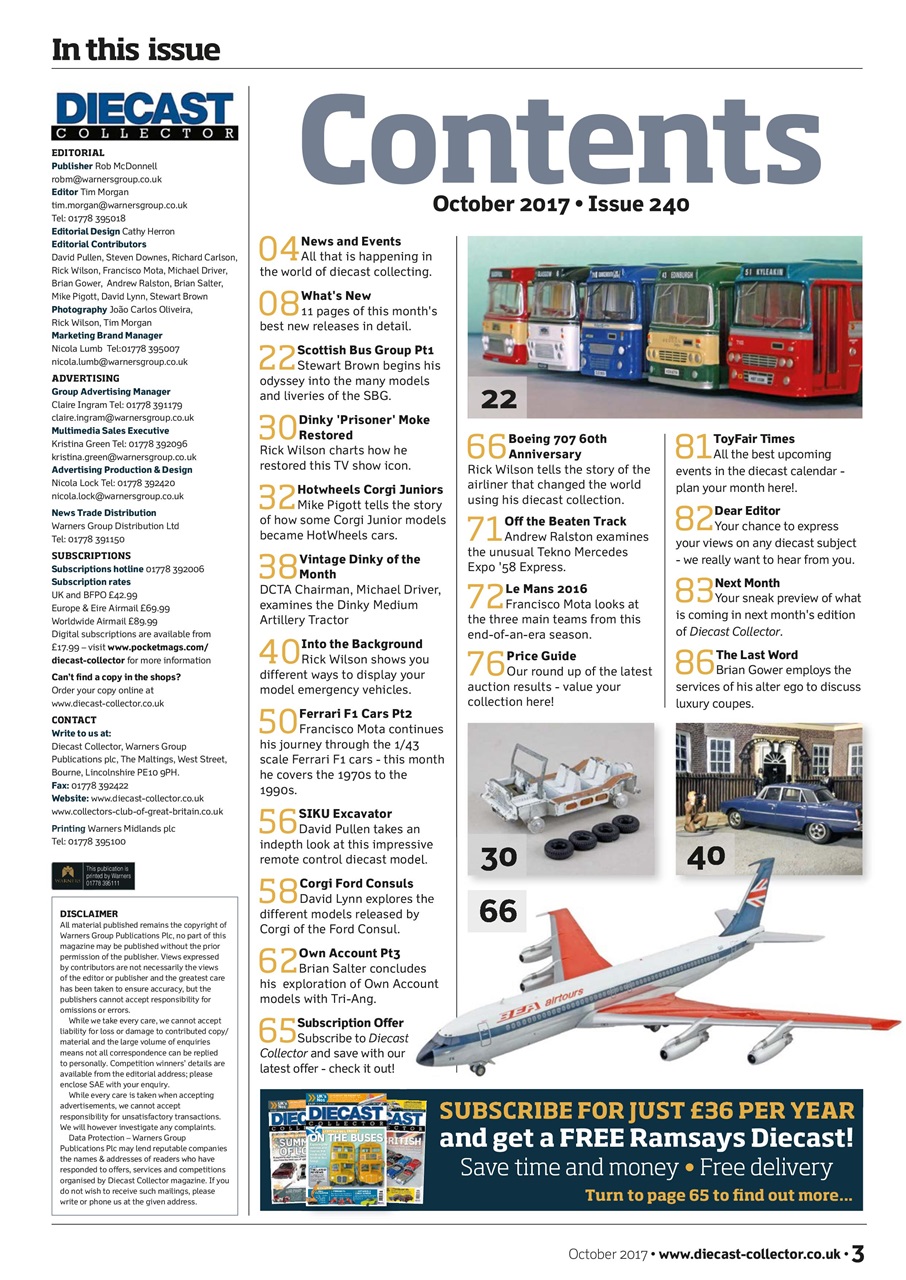 Diecast Collector Preview Pages