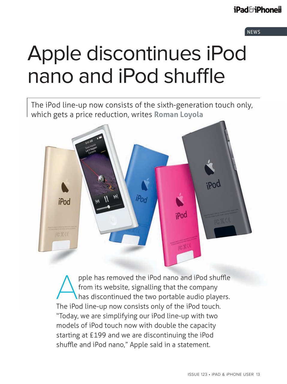 iPad and iPhone User Preview Pages