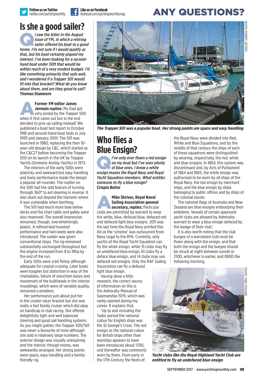 Yachting Monthly Preview Pages
