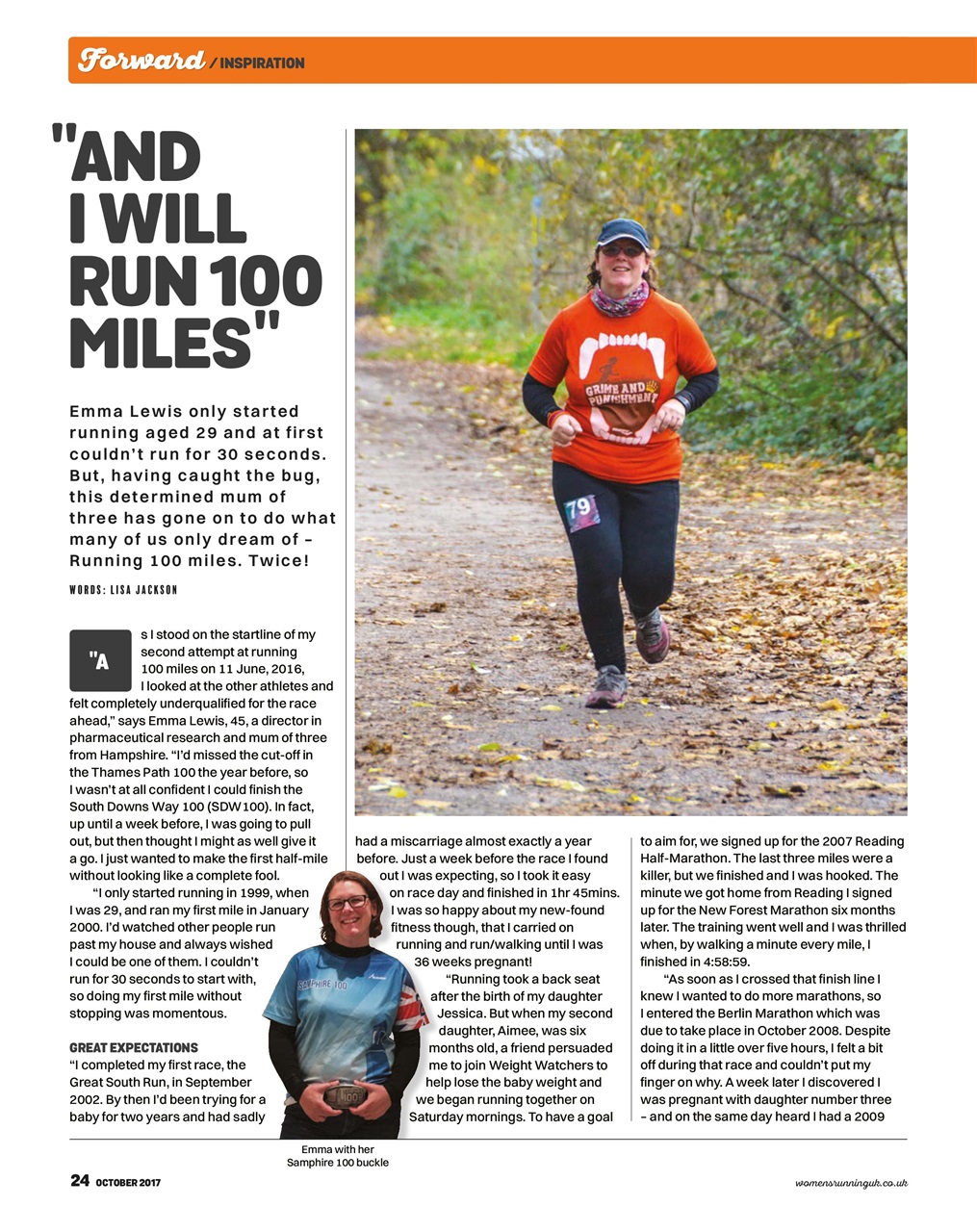 Women’s Running Preview Pages