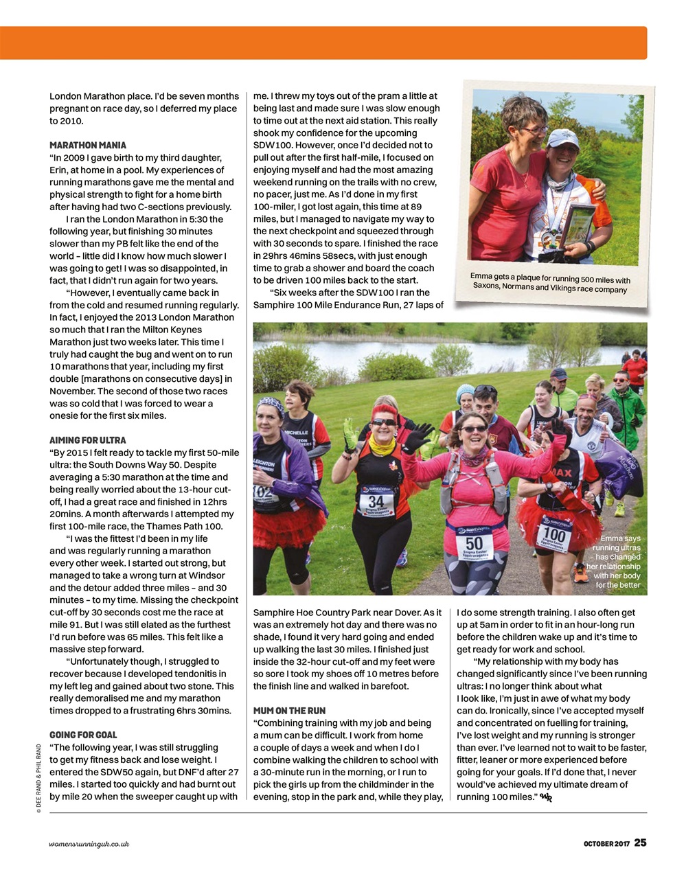 Women’s Running Preview Pages