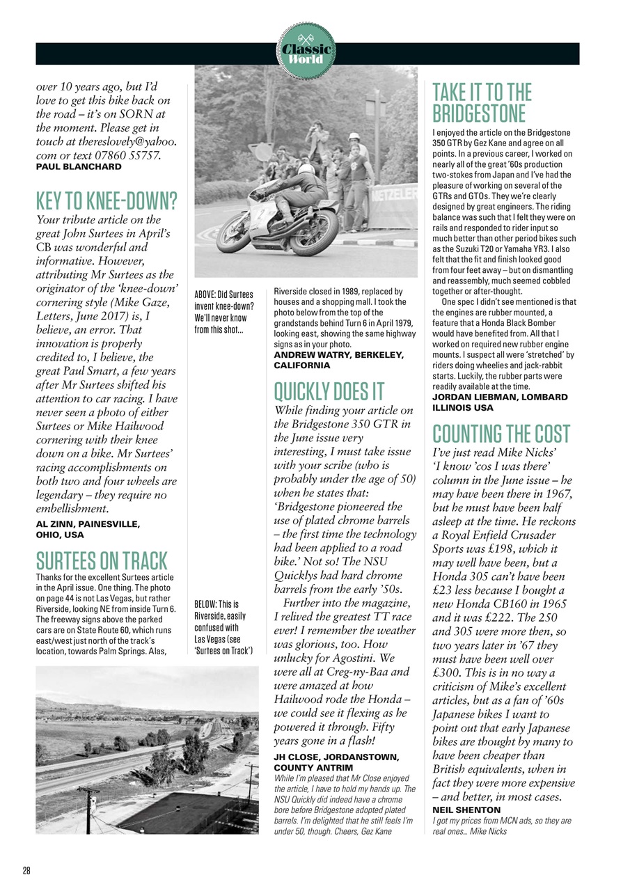 Classic Bike Preview Pages