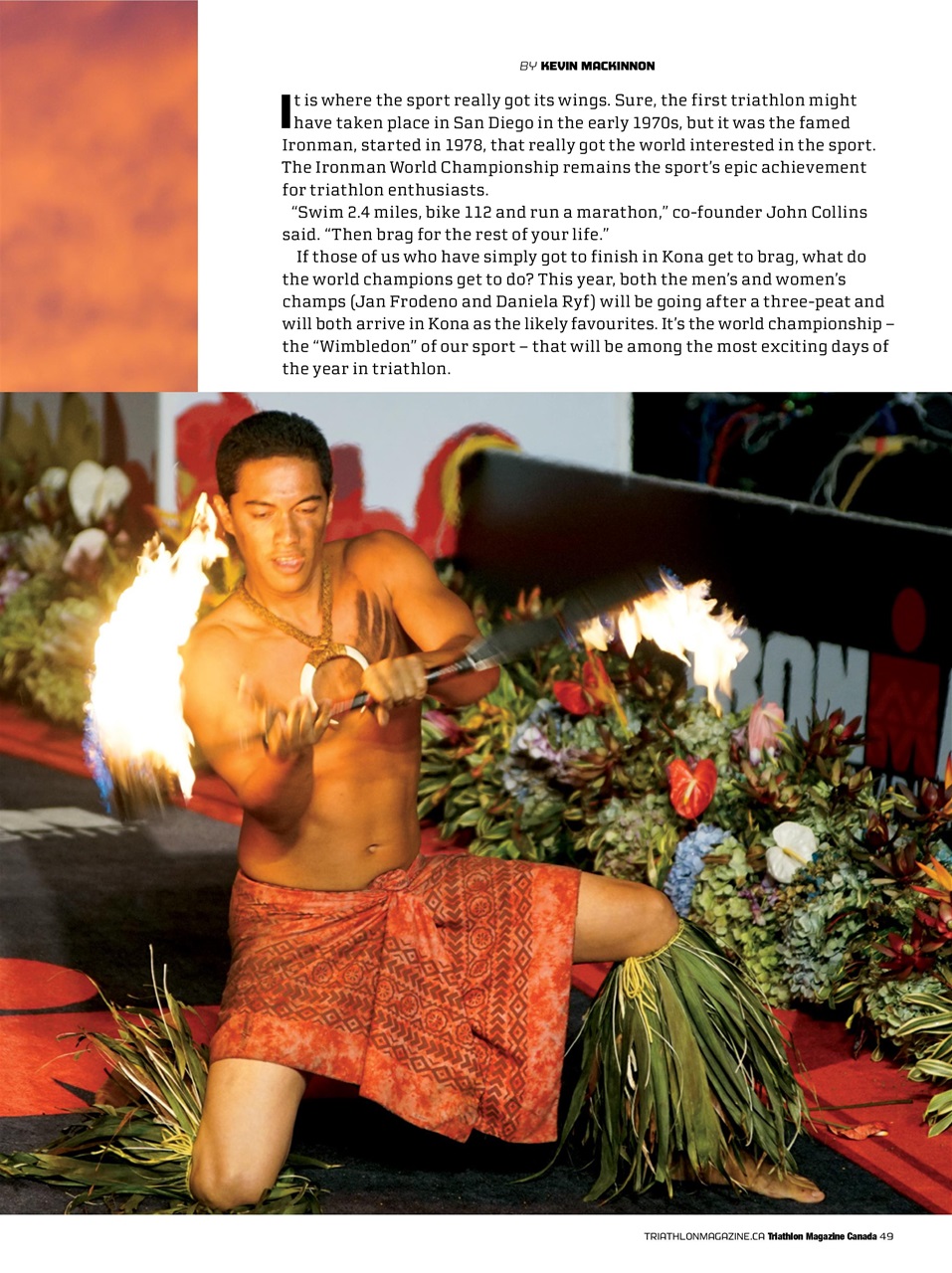 Triathlon Magazine Canada Preview Pages