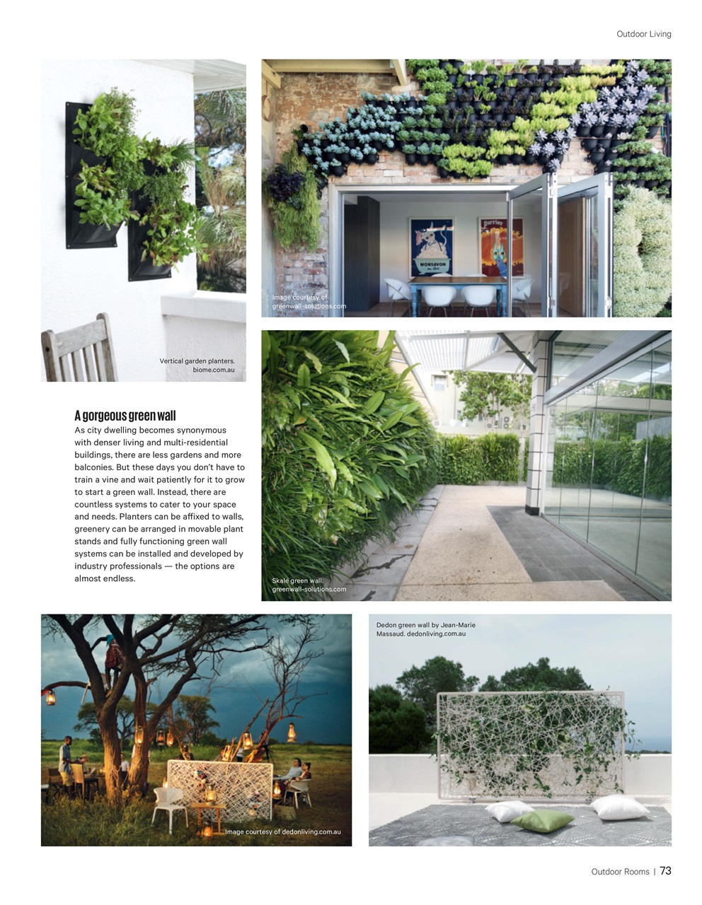Outdoor Living Preview Pages