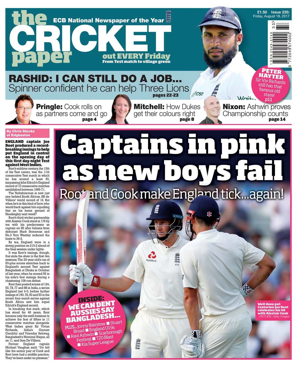 The Cricket Paper Preview Pages