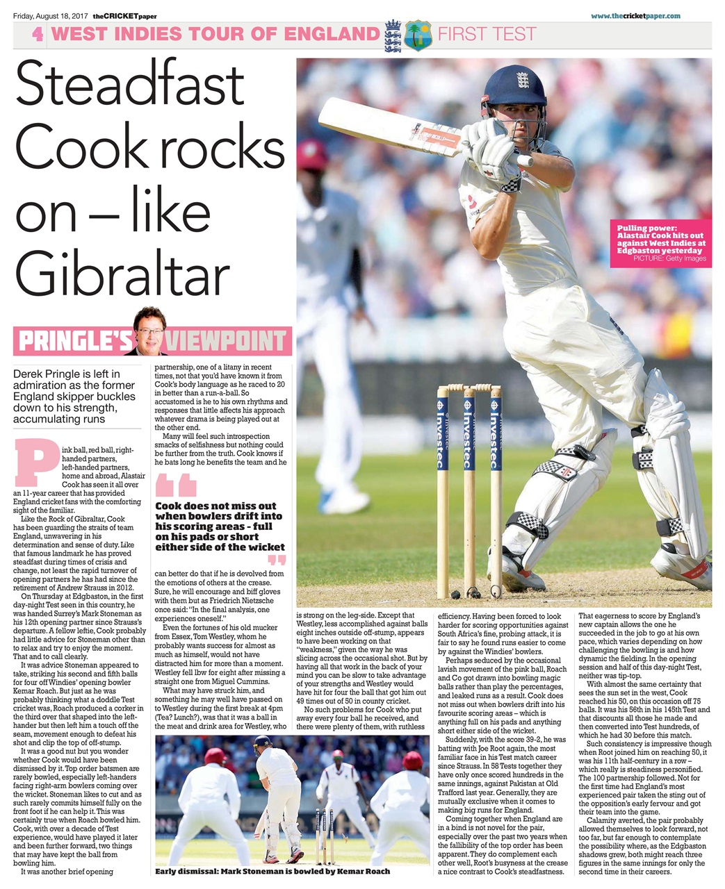 The Cricket Paper Preview Pages