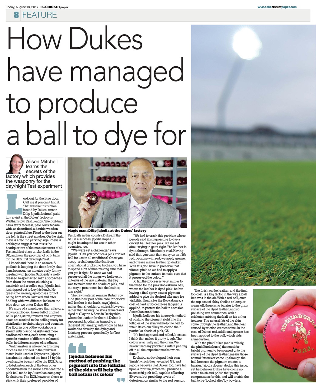 The Cricket Paper Preview Pages