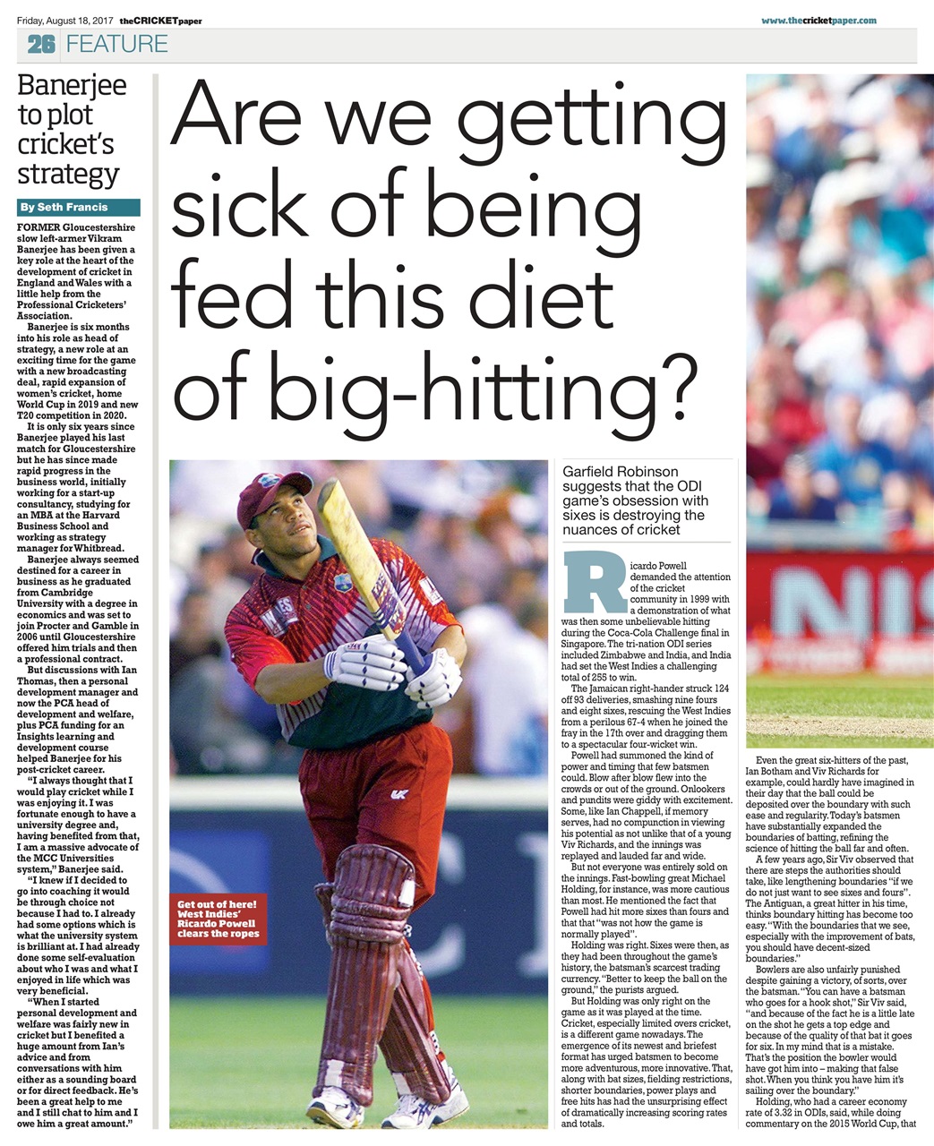 The Cricket Paper Preview Pages