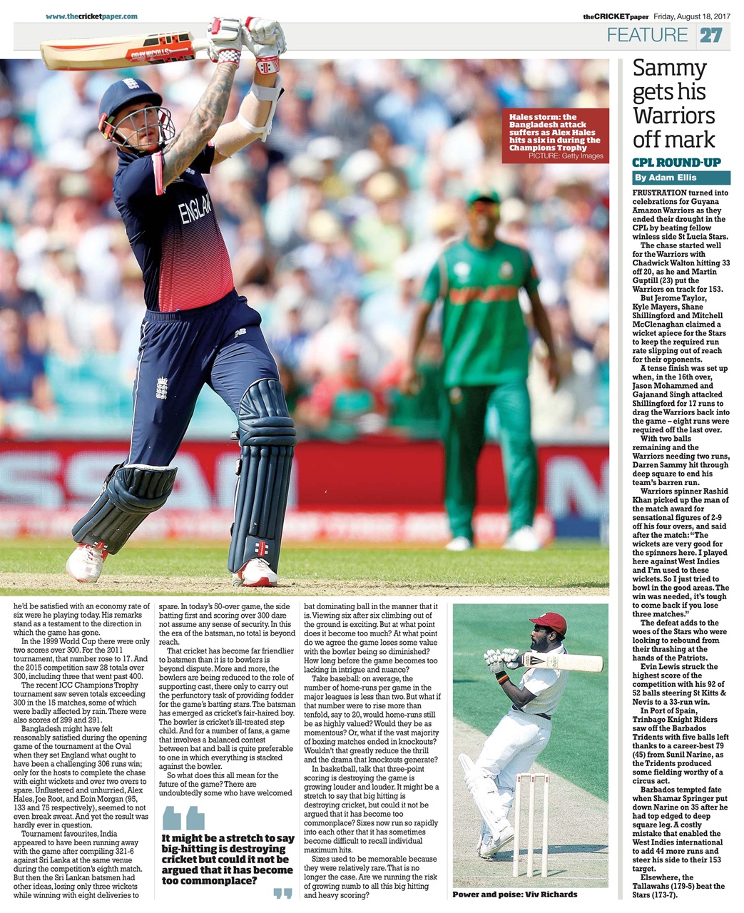 The Cricket Paper Preview Pages
