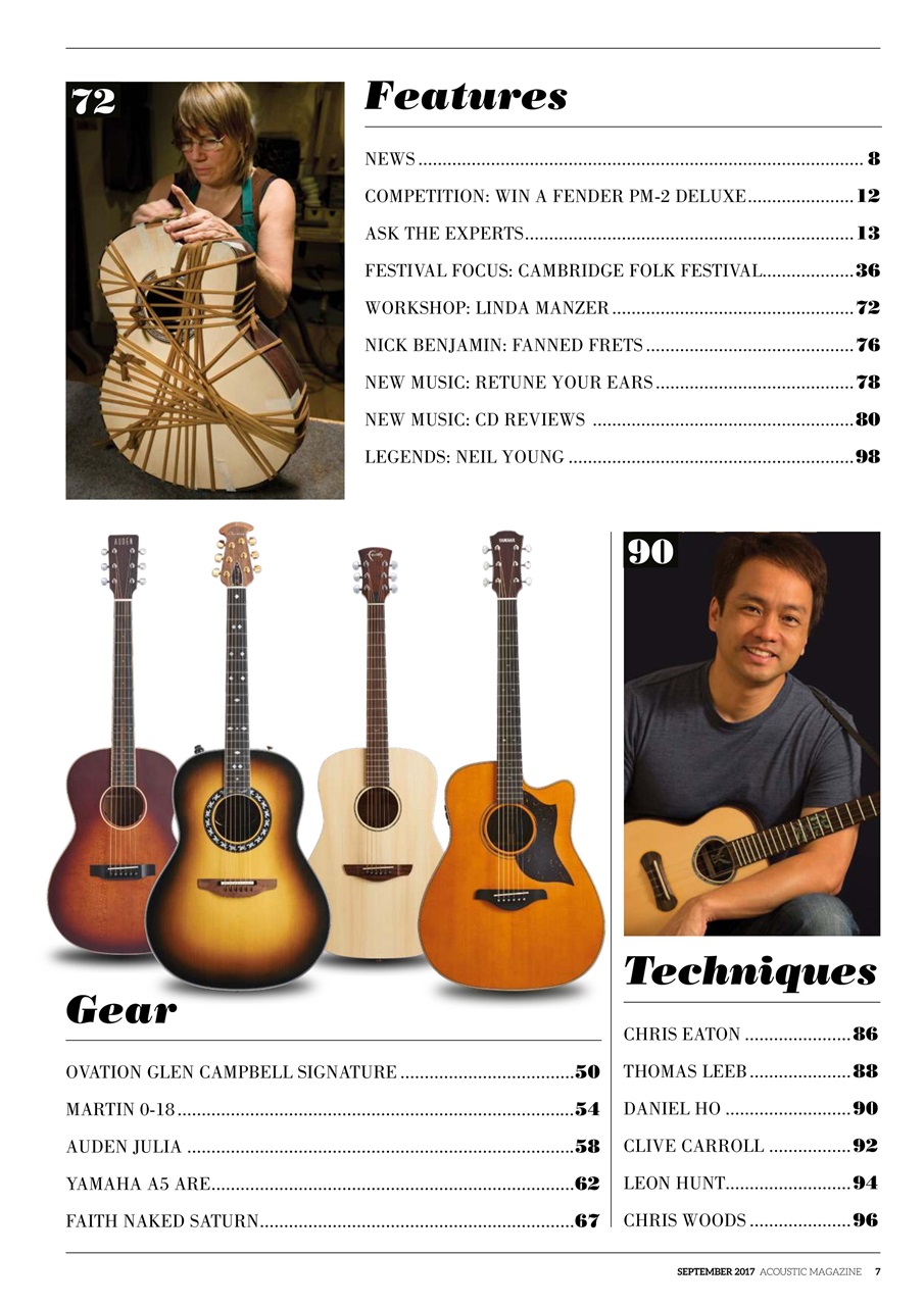 Acoustic Preview Pages