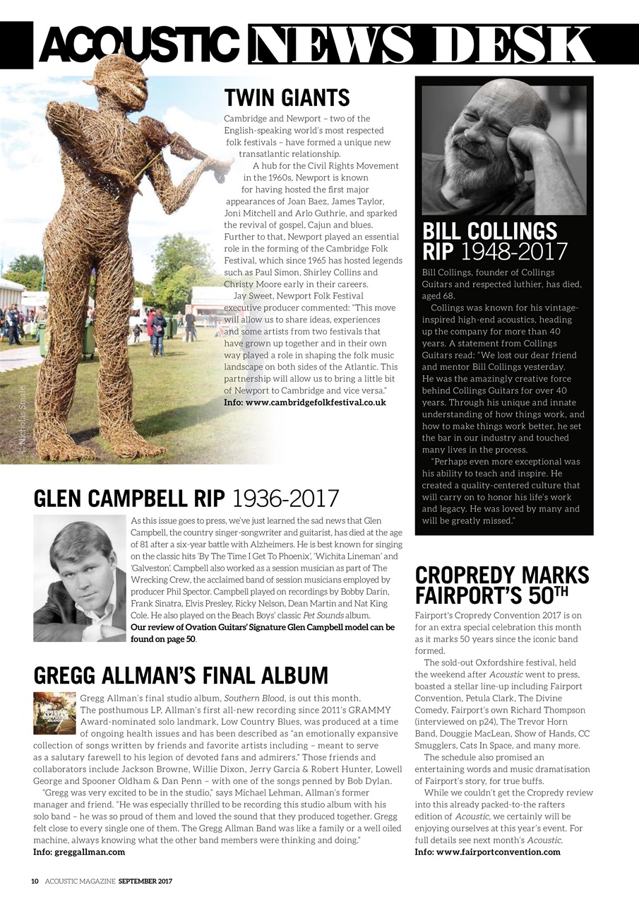 Acoustic Preview Pages