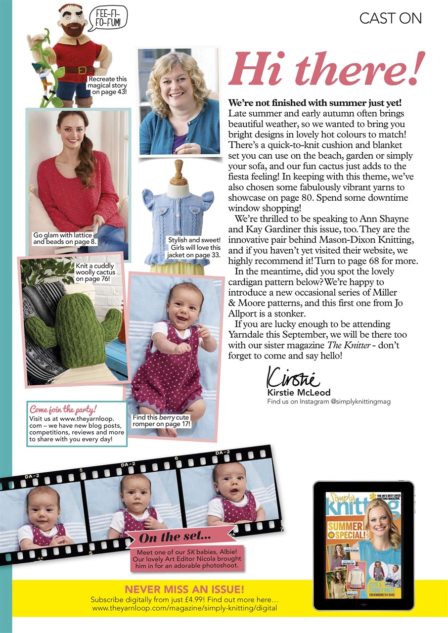 Simply Knitting Preview Pages