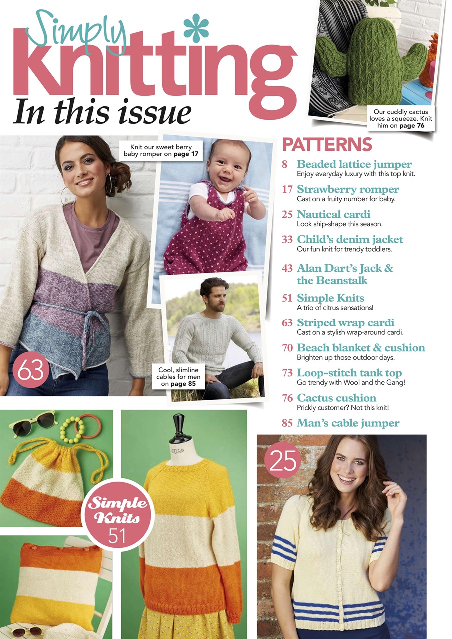 Simply Knitting Preview Pages