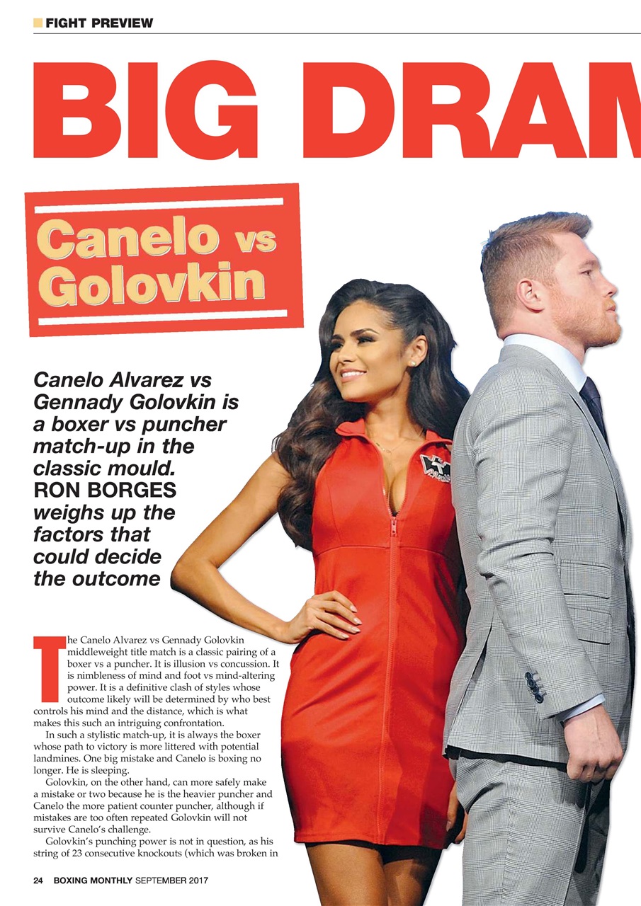 Boxing Monthly Preview Pages