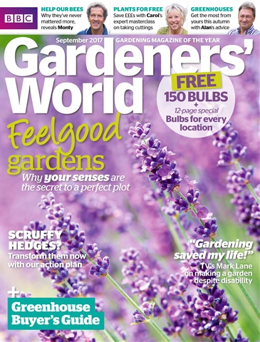 BBC Gardeners’ World Magazine issue September 2017