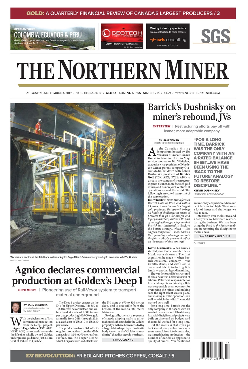 The Northern Miner Preview Pages