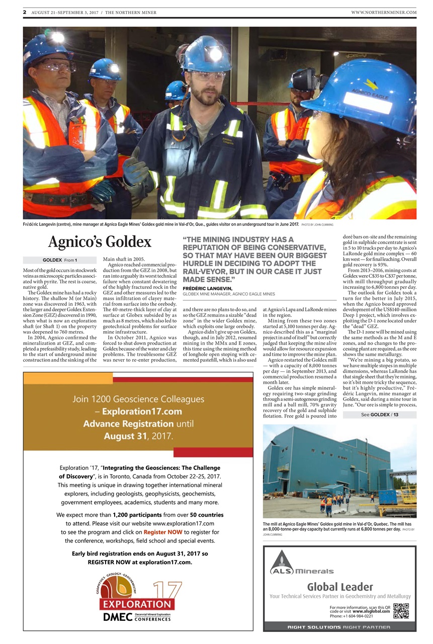 The Northern Miner Preview Pages