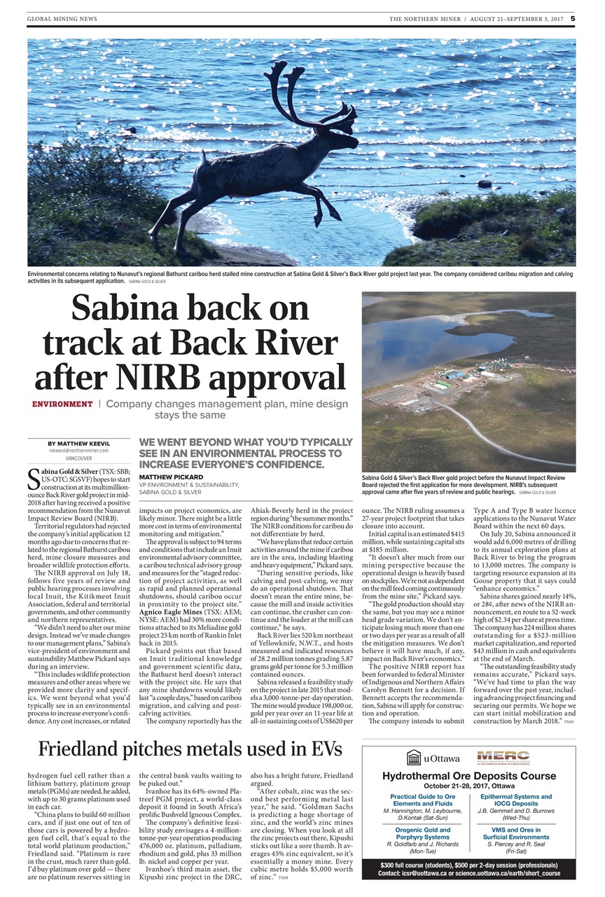 The Northern Miner Preview Pages