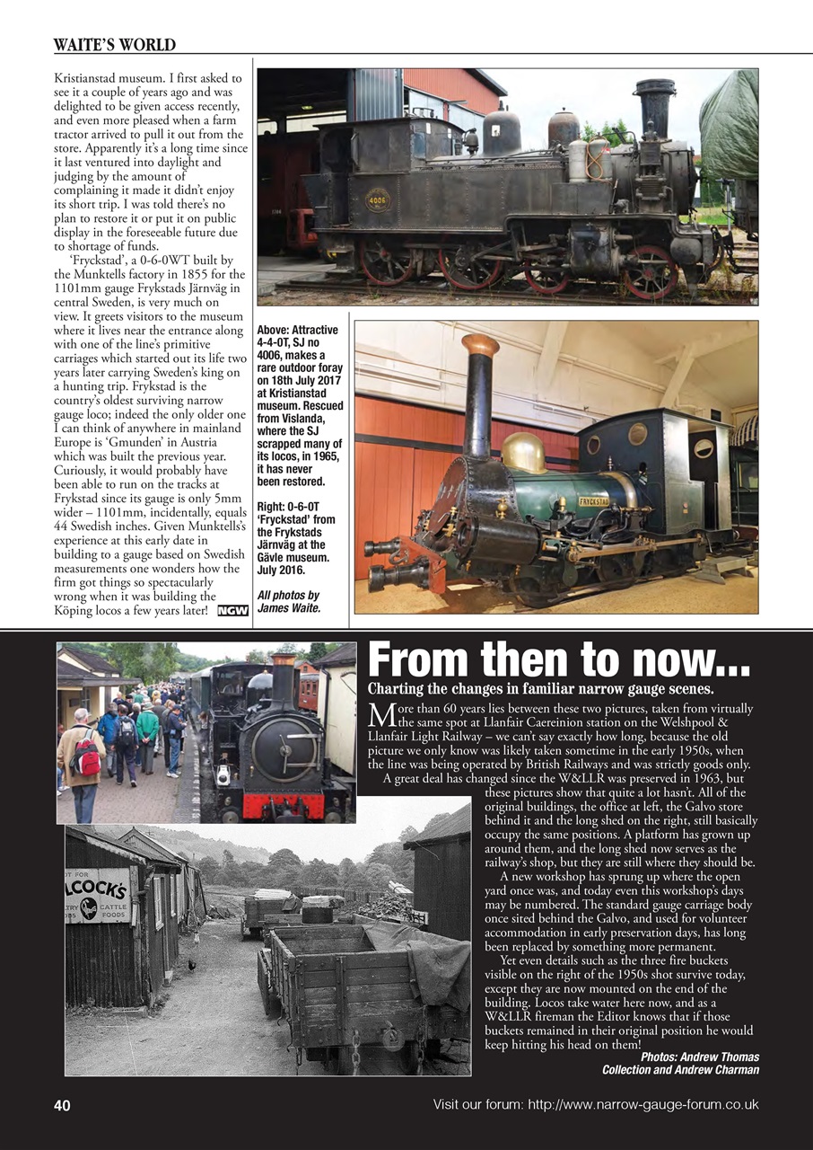 Narrow Gauge World Preview Pages