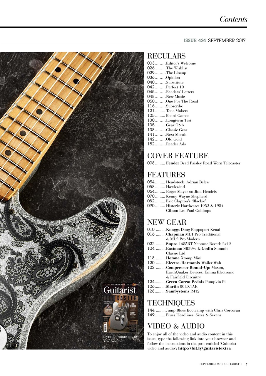 Guitarist Preview Pages