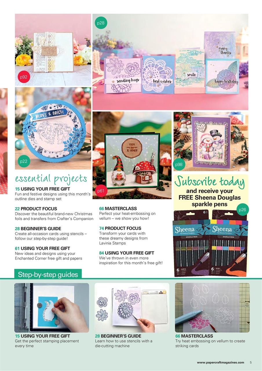 Papercraft Essentials Preview Pages