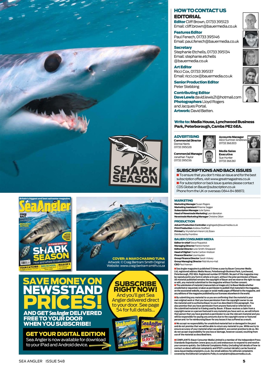 Sea Angler Preview Pages