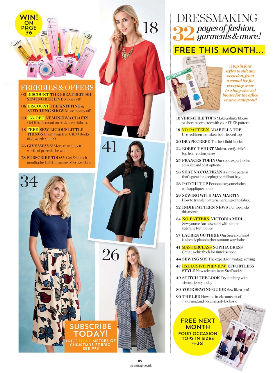 Sew Preview Pages
