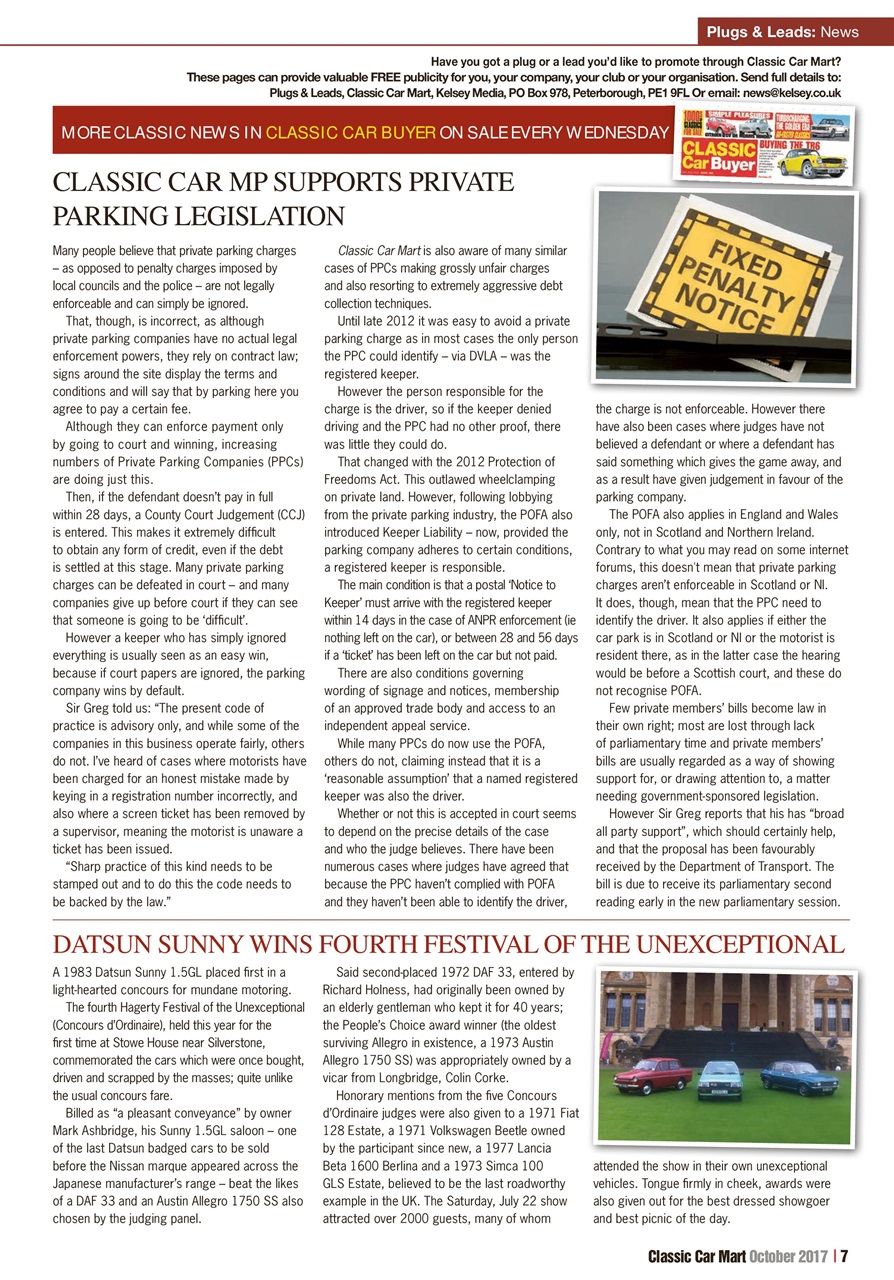 Classic Car Mart Preview Pages