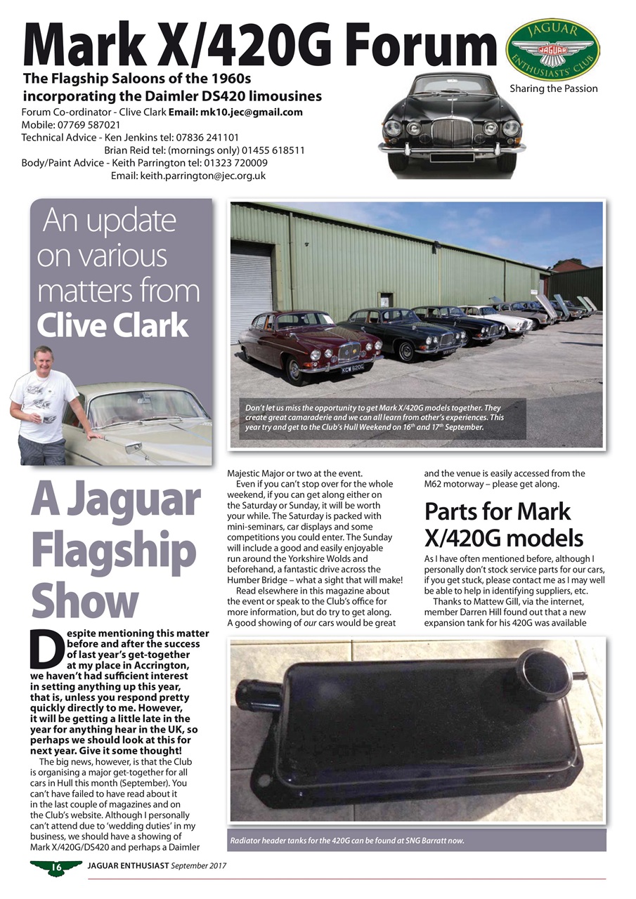 Jaguar Enthusiast Preview Pages