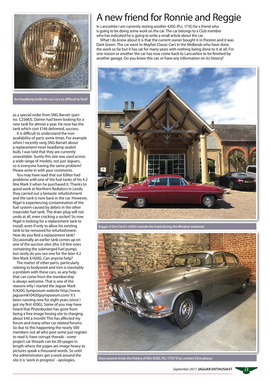 Jaguar Enthusiast Preview Pages