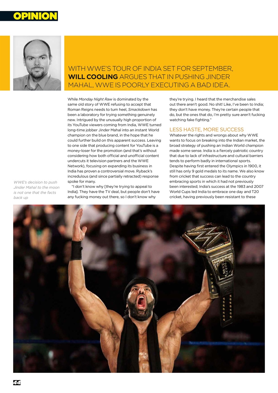Wrestletalk Magazine Preview Pages