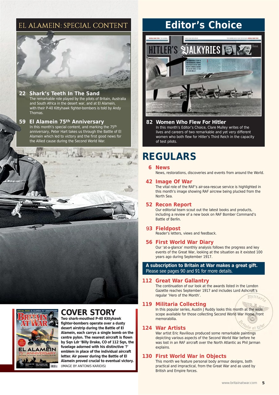 Britain at War Magazine Preview Pages