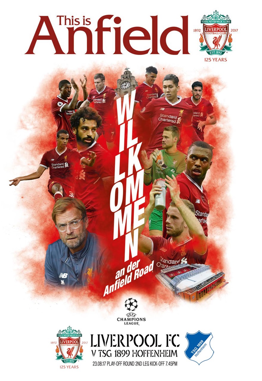 Liverpool FC Programmes Preview Pages