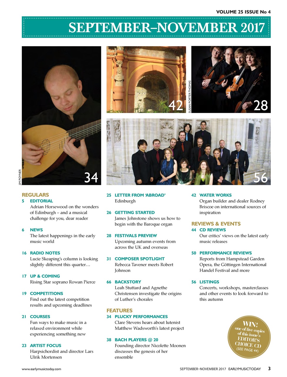 Early Music Today Preview Pages