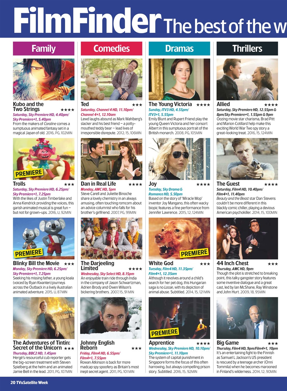 TV & Satellite Week Preview Pages