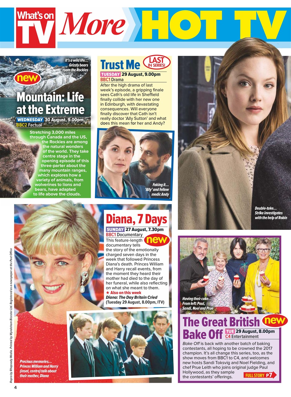 What's on TV Preview Pages