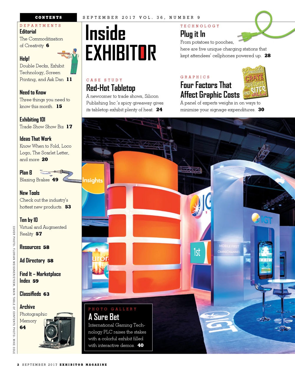 EXHIBITOR Magazine Preview Pages