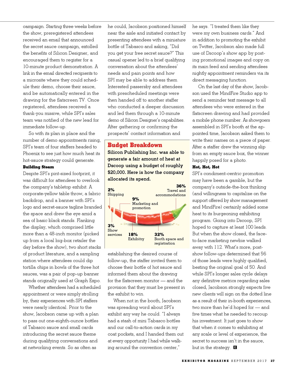 EXHIBITOR Magazine Preview Pages