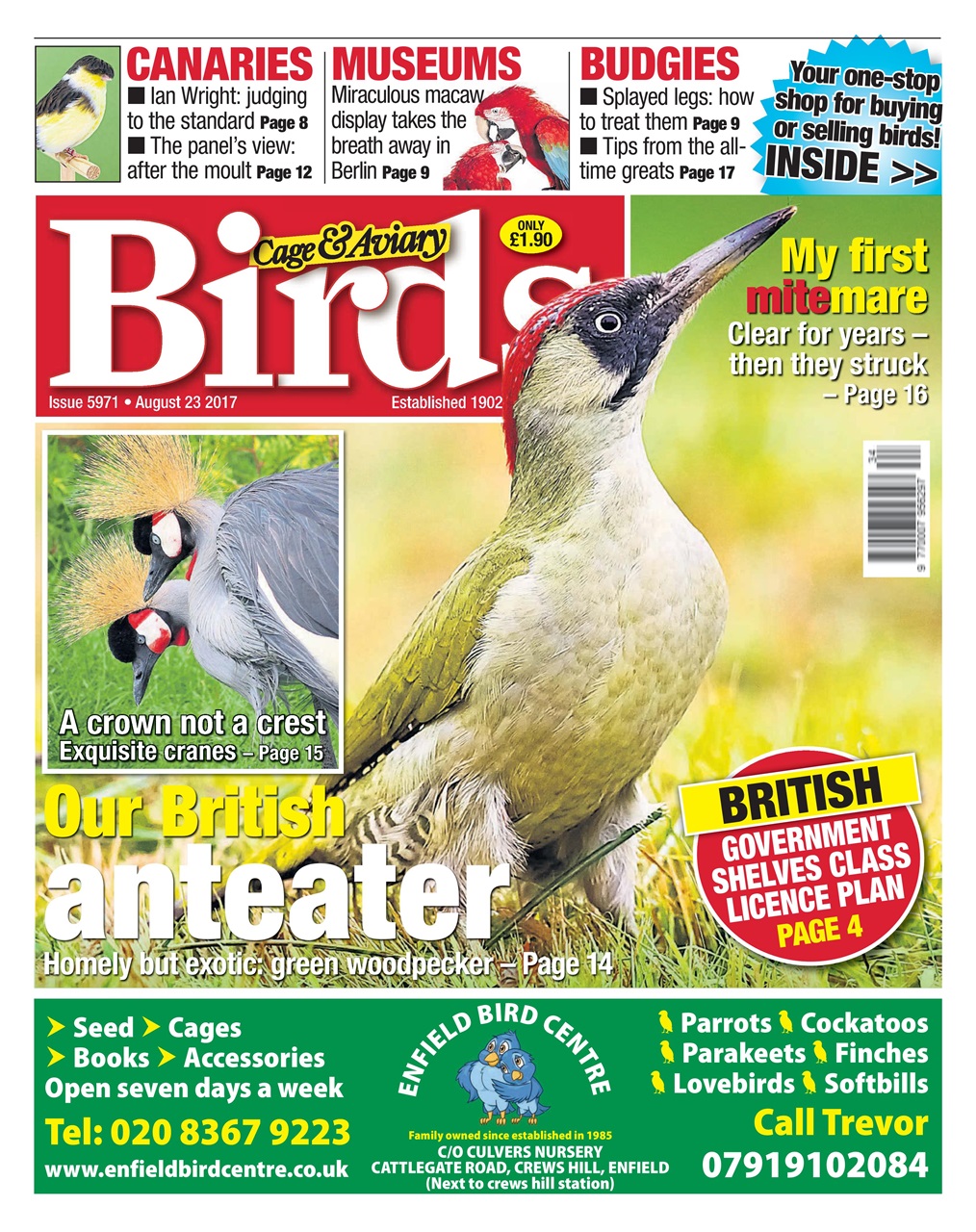 Cage & Aviary Birds Preview Pages